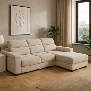 Canapé angle méridienne convertible  Magnum – Confort modulable et design contemporain