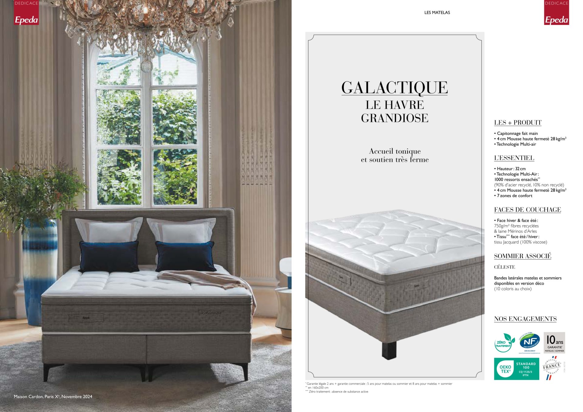 Matelas Galactique Epéda – Soutien très ferme et confort tonique 2 Matelas Galactique Epéda – Soutien très ferme et confort tonique – Image 2